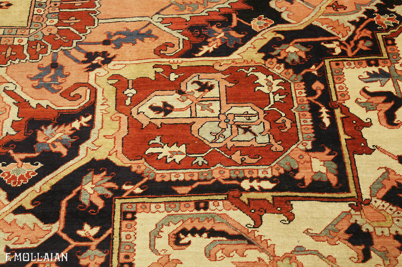 Teppich Persischer Heriz Serapi n°:64873442